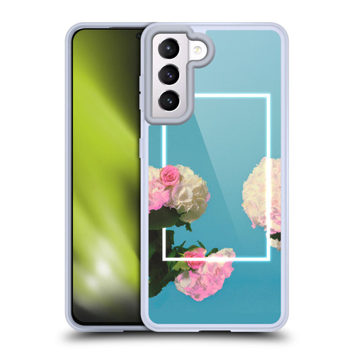 The 1975 Key Art Roses Blue Soft Gel Case for Samsung Galaxy S21 5G