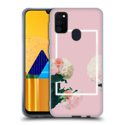 The 1975 Key Art Roses Pink Soft Gel Case for Samsung Galaxy M30s (2019)/M21 (2020)