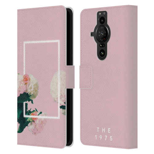 The 1975 Key Art Roses Pink Leather Book Wallet Case Cover For Sony Xperia Pro-I