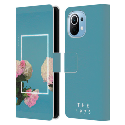 The 1975 Key Art Roses Blue Leather Book Wallet Case Cover For Xiaomi Mi 11