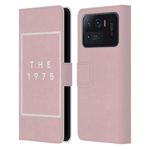 The 1975 Key Art Logo Pink Leather Book Wallet Case Cover For Xiaomi Mi 11 Ultra