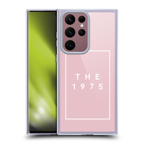 The 1975 Key Art Logo Pink Soft Gel Case for Samsung Galaxy S22 Ultra 5G