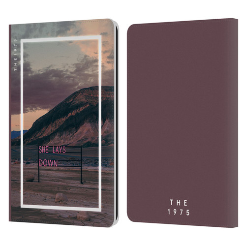 The 1975 Songs She Lays Down Leather Book Wallet Case Cover For Amazon Kindle Paperwhite 1 / 2 / 3