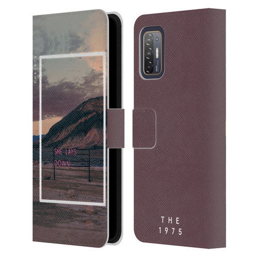 The 1975 Songs She Lays Down Leather Book Wallet Case Cover For HTC Desire 21 Pro 5G