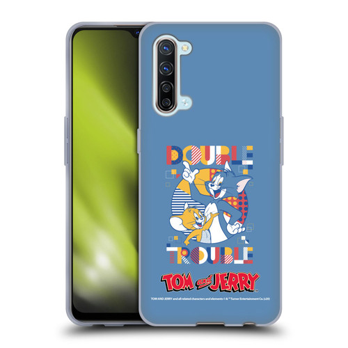 Tom and Jerry Color Blocks Double Trouble Soft Gel Case for OPPO Find X2 Lite 5G