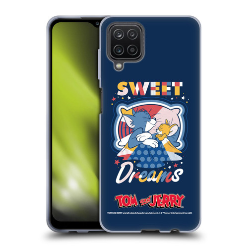 Tom and Jerry Color Blocks Sweet Dreams Soft Gel Case for Samsung Galaxy A12 (2020)