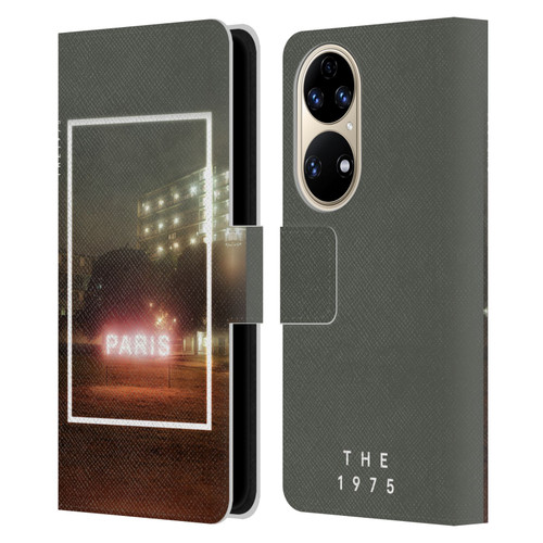 The 1975 Songs Paris Leather Book Wallet Case Cover For Huawei P50