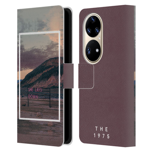 The 1975 Songs She Lays Down Leather Book Wallet Case Cover For Huawei P50 Pro