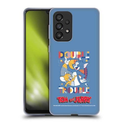 Tom and Jerry Color Blocks Double Trouble Soft Gel Case for Samsung Galaxy A33 5G (2022)