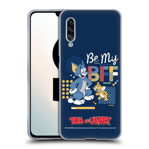 Tom and Jerry Color Blocks Be My Bff Soft Gel Case for Samsung Galaxy A90 5G (2019)