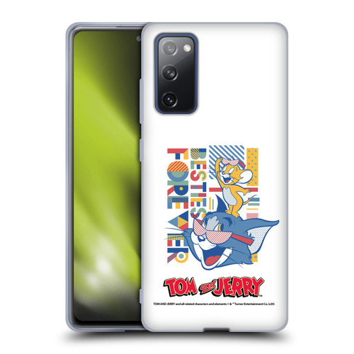 Tom and Jerry Color Blocks Besties Forever Soft Gel Case for Samsung Galaxy S20 FE / 5G