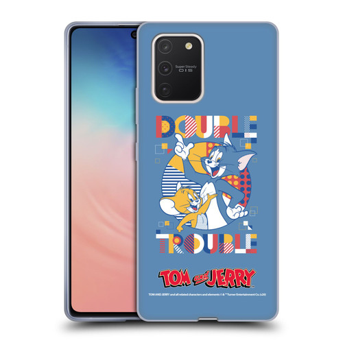 Tom and Jerry Color Blocks Double Trouble Soft Gel Case for Samsung Galaxy S10 Lite