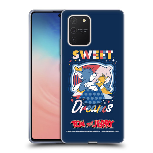 Tom and Jerry Color Blocks Sweet Dreams Soft Gel Case for Samsung Galaxy S10 Lite