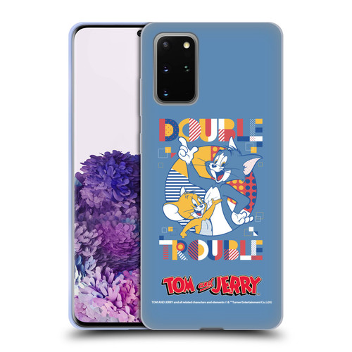 Tom and Jerry Color Blocks Double Trouble Soft Gel Case for Samsung Galaxy S20+ / S20+ 5G