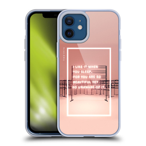 The 1975 Songs I Like It When You Sleep Soft Gel Case for Apple iPhone 12 / iPhone 12 Pro