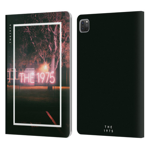 The 1975 Songs Neon Sign Logo Leather Book Wallet Case Cover For Apple iPad Pro 11 2020 / 2021 / 2022