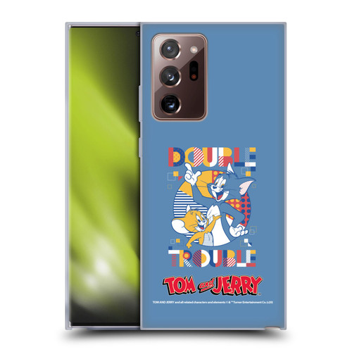 Tom and Jerry Color Blocks Double Trouble Soft Gel Case for Samsung Galaxy Note20 Ultra / 5G
