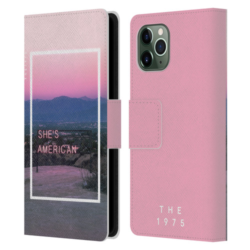 The 1975 Songs She's American Leather Book Wallet Case Cover For Apple iPhone 11 Pro