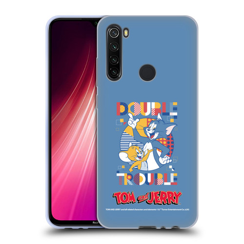 Tom and Jerry Color Blocks Double Trouble Soft Gel Case for Xiaomi Redmi Note 8T