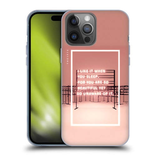 The 1975 Songs I Like It When You Sleep Soft Gel Case for Apple iPhone 14 Pro Max