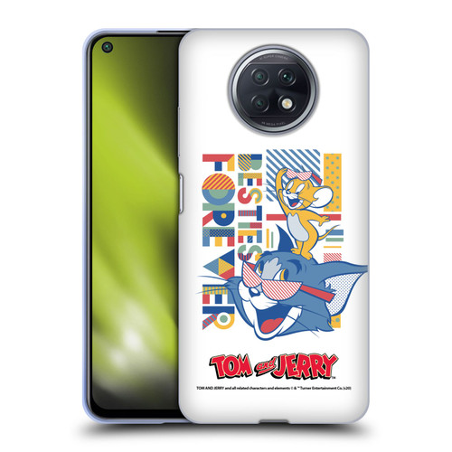 Tom and Jerry Color Blocks Besties Forever Soft Gel Case for Xiaomi Redmi Note 9T 5G