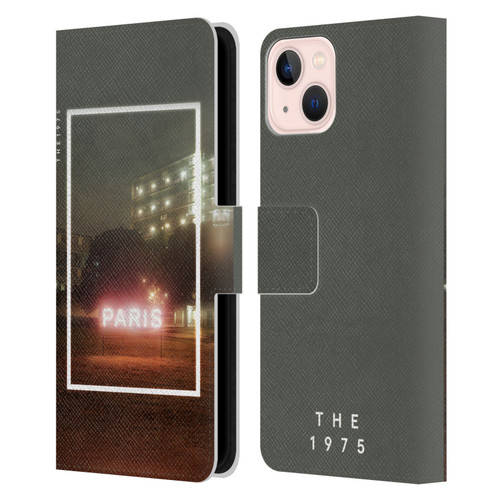 The 1975 Songs Paris Leather Book Wallet Case Cover For Apple iPhone 13