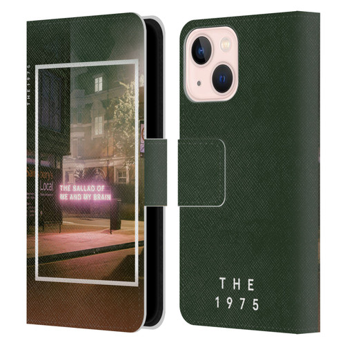 The 1975 Songs The Ballad Of Me And My Brain Leather Book Wallet Case Cover For Apple iPhone 13 Mini