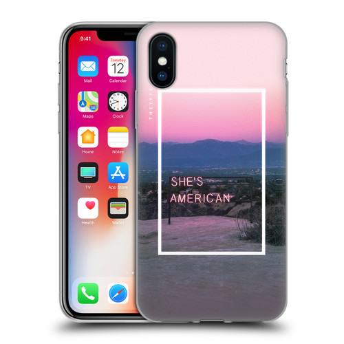 The 1975 Songs She's American Soft Gel Case for Apple iPhone X / iPhone XS