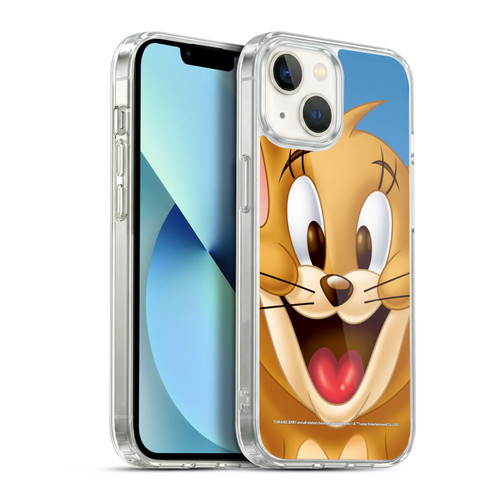Tom and Jerry Full Face Jerry Soft Gel Case for Apple iPhone 13