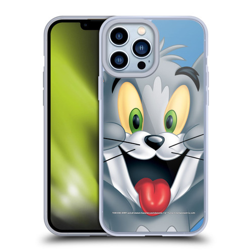Tom and Jerry Full Face Tom Soft Gel Case for Apple iPhone 13 Pro Max