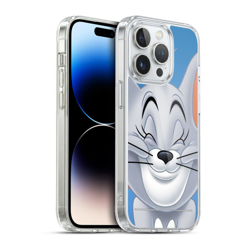 Tom and Jerry Full Face Nibbles Soft Gel Case for Apple iPhone 13 Pro & MagSafe