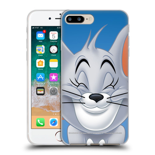 Tom and Jerry Full Face Nibbles Soft Gel Case for Apple iPhone 7 Plus / iPhone 8 Plus