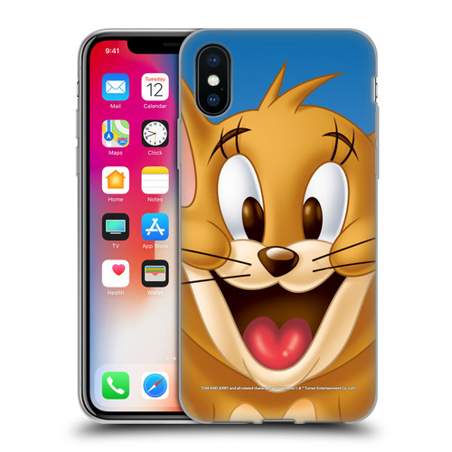 Tom and Jerry Full Face Jerry Soft Gel Case for Apple iPhone X / iPhone XS