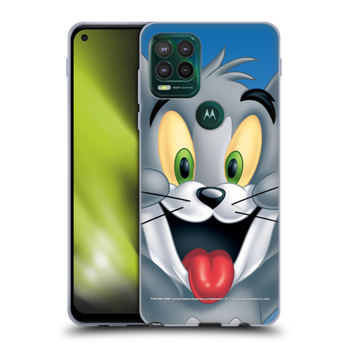 Tom and Jerry Full Face Tom Soft Gel Case for Motorola Moto G Stylus 5G 2021