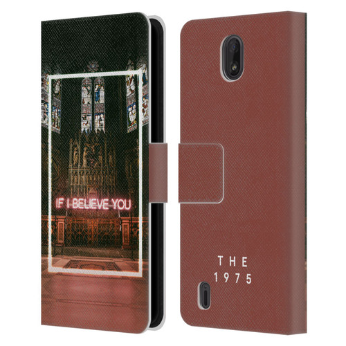 The 1975 Songs If I Believe You Leather Book Wallet Case Cover For Nokia C01 Plus/C1 2nd Edition