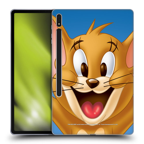 Tom and Jerry Full Face Jerry Soft Gel Case for Samsung Galaxy Tab S8 Plus