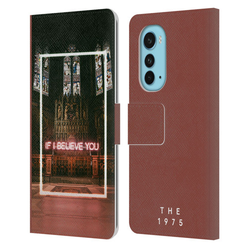 The 1975 Songs If I Believe You Leather Book Wallet Case Cover For Motorola Edge (2022)