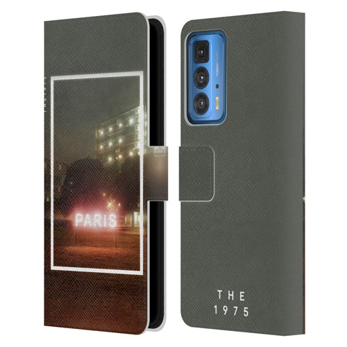 The 1975 Songs Paris Leather Book Wallet Case Cover For Motorola Edge 20 Pro