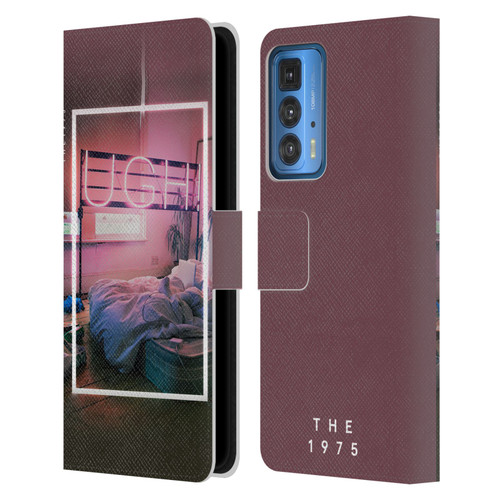 The 1975 Songs Ugh Leather Book Wallet Case Cover For Motorola Edge 20 Pro