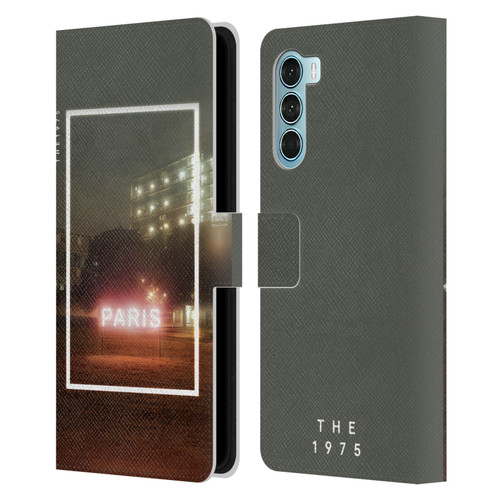 The 1975 Songs Paris Leather Book Wallet Case Cover For Motorola Edge S30 / Moto G200 5G