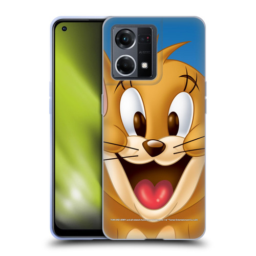 Tom and Jerry Full Face Jerry Soft Gel Case for OPPO Reno8 4G