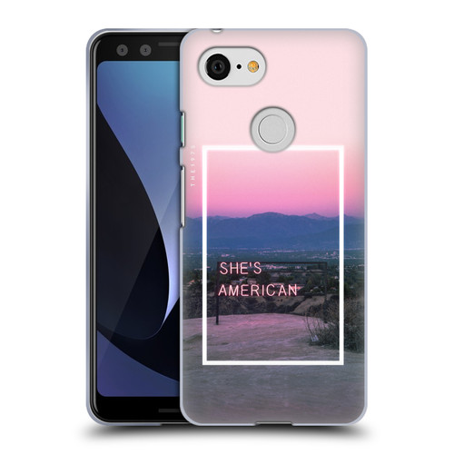 The 1975 Songs She's American Soft Gel Case for Google Pixel 3