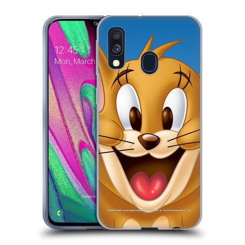 Tom and Jerry Full Face Jerry Soft Gel Case for Samsung Galaxy A40 (2019)