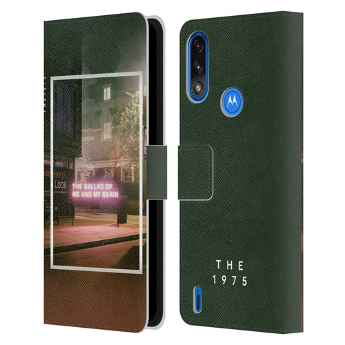 The 1975 Songs The Ballad Of Me And My Brain Leather Book Wallet Case Cover For Motorola Moto E7 Power / Moto E7i Power