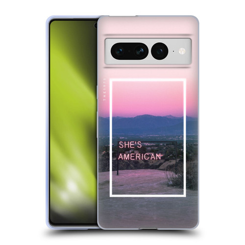 The 1975 Songs She's American Soft Gel Case for Google Pixel 7 Pro