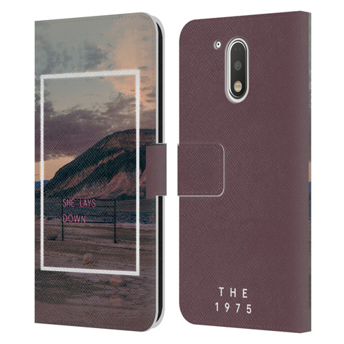 The 1975 Songs She Lays Down Leather Book Wallet Case Cover For Motorola Moto G41