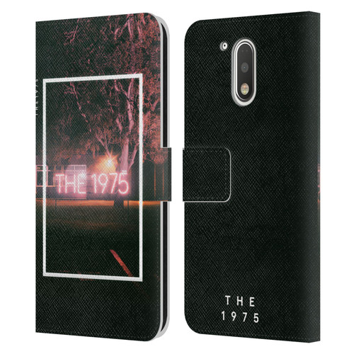 The 1975 Songs Neon Sign Logo Leather Book Wallet Case Cover For Motorola Moto G41