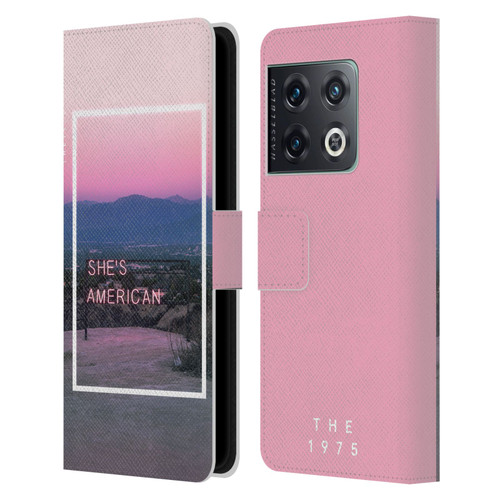 The 1975 Songs She's American Leather Book Wallet Case Cover For OnePlus 10 Pro
