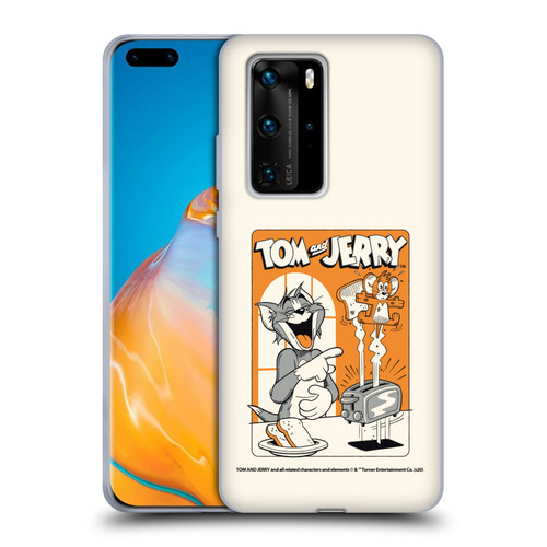 Tom and Jerry Illustration Laugh And Toasted Soft Gel Case for Huawei P40 Pro / P40 Pro Plus 5G