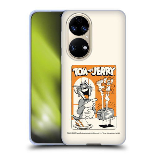 Tom and Jerry Illustration Laugh And Toasted Soft Gel Case for Huawei P50